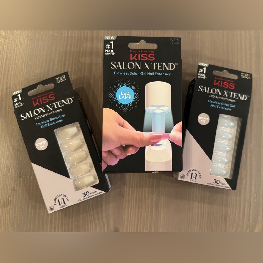 Kiss LED Nail Extension Kit with LED Gel Adhesive